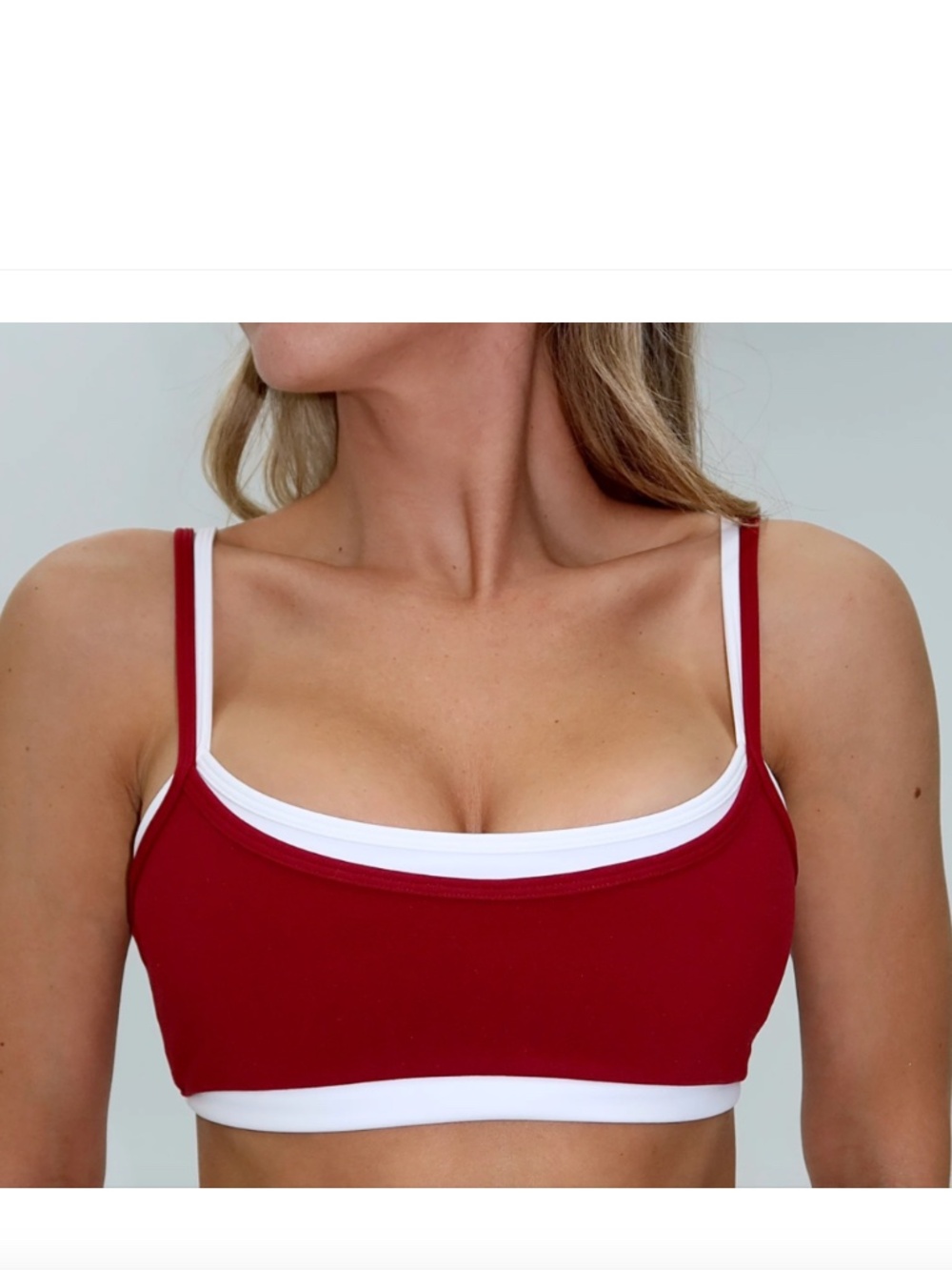 Liaison the Label Kiss & White Sports Bra M